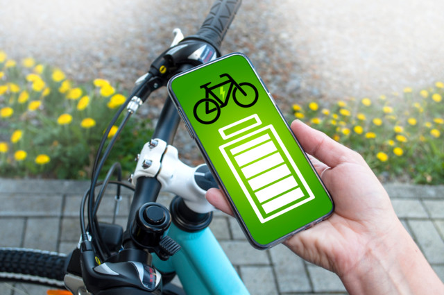 Einfach per App kontrollieren, wieviel Akku das E-Bike noch hat.